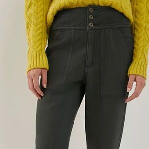 Anthropologie Quilted Slim Pants